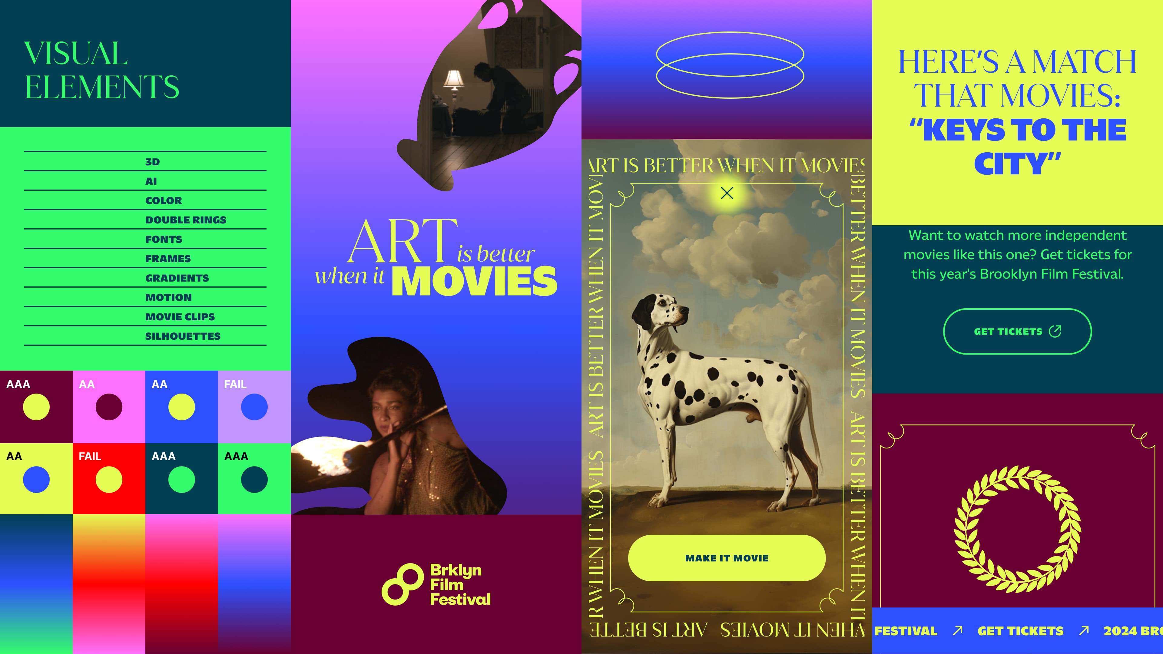 Building an interactive AI experience to cut through the noise in a crowded field